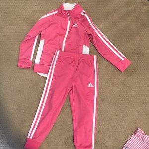 Girls Adidas track suit